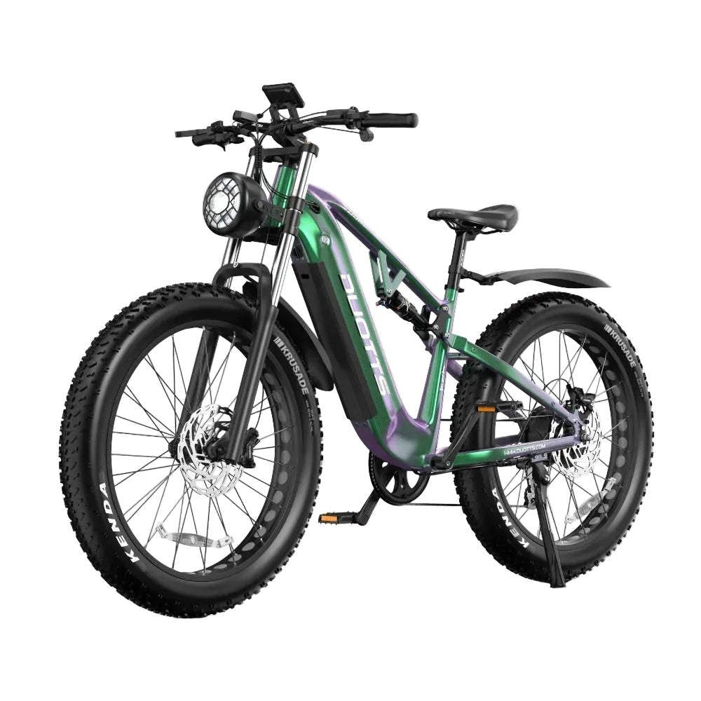 DUOTTS E26 Fat Tire Electric Mountain Bike 48V Battery Long Range 60km